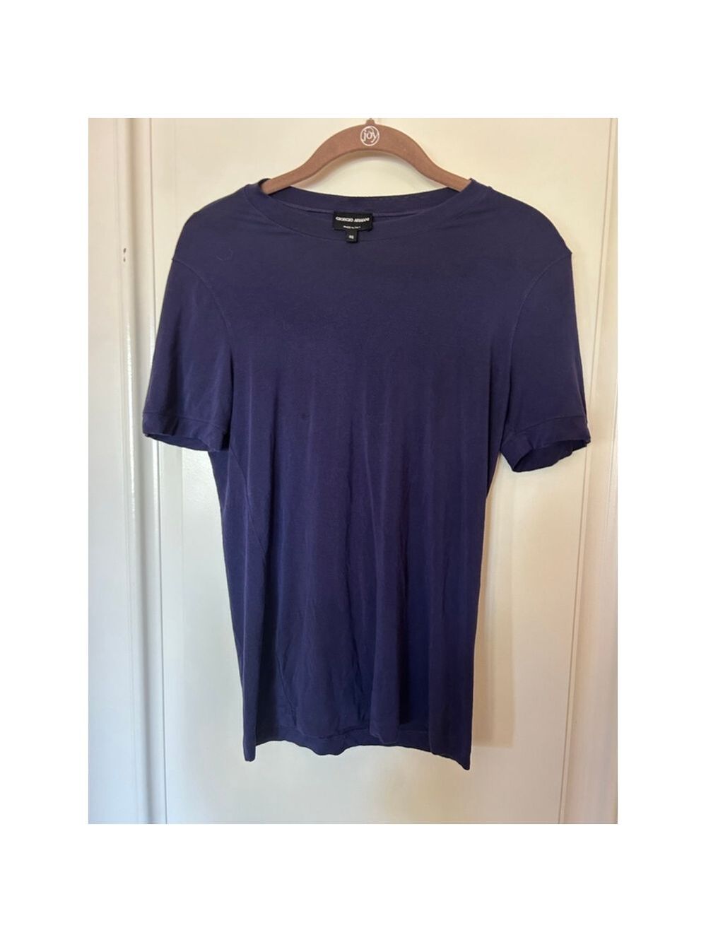 Women's Giorgio Armani Short Sleeve Tee Size 10 Purple